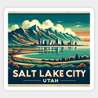 Vintage Salt Lake City Sticker